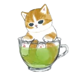 🍵 emoji Kitties @MyselfMeandIo Telegram sticker 10 of 41
