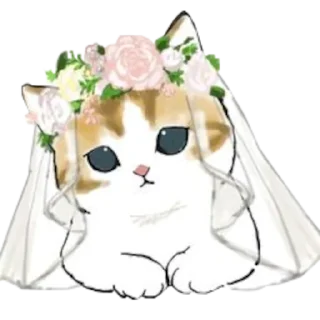 👰‍♀ emoji Kitties @MyselfMeandIo Telegram sticker 9 of 41