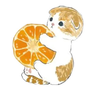 🍊 emoji Kitties @MyselfMeandIo Telegram sticker 21 of 41