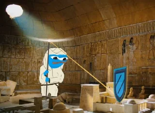 😀 emoji $SENT Memegod Telegram sticker 20 of 118