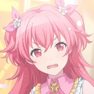 😐 emoji 🍓! airi momoi !🍓 Telegram sticker 24 of 27