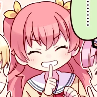 🤫 emoji 🍓! airi momoi !🍓 Telegram sticker 9 of 27