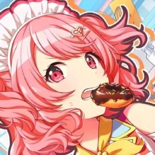 🍩 emoji 🍓! airi momoi !🍓 Telegram sticker 5 of 27