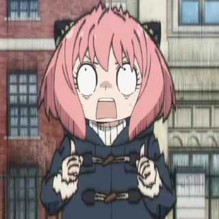 😨 emoji Anya Chan | @Onishiki @Notid Telegram sticker 19 of 50
