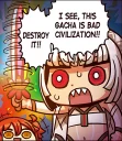 ⚔️ emoji Fate/Grand Chibi Telegram sticker 21 of 120