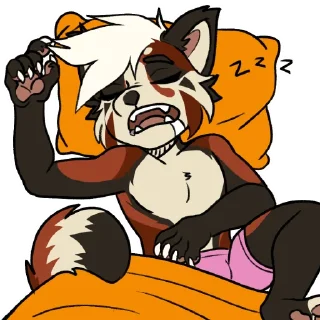 😴 emoji Dexy Telegram sticker 17 of 33