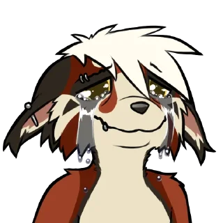 😅 emoji Dexy Telegram sticker 6 of 33