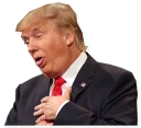 😛 emoji Donald Trump Telegram sticker 20 of 28