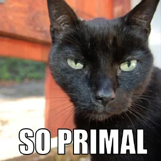 🙀 emoji Primal Club Telegram sticker 23 of 65