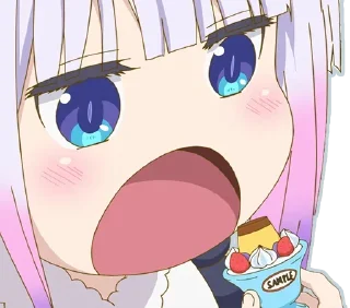 🍦 emoji 娜娜的贴纸包@Kanna_KamuiUwU Telegram sticker 8 of 20