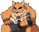 💪 emoji takemoto 2 Telegram sticker 23 of 40
