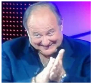 😏 emoji Gerry Scotti Telegram sticker 10 of 33
