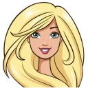 😍 emoji @Beautifulstickers👭barbie and her friends👭 Telegram sticker 1 of 64