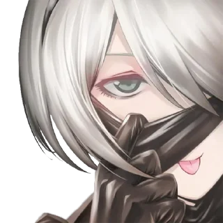 😍 emoji 2B by @Nihilistic Telegram sticker 5 of 37