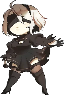 😑 emoji 2B by @Nihilistic Telegram sticker 21 of 37