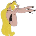 😏 emoji @STIKERFORALL DRAGON'S LAIR DIRK Telegram sticker 14 of 20