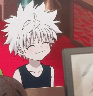 ☺ emoji * Killua Zoldyck * Telegram sticker 19 of 60