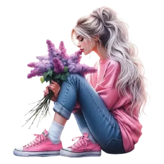 Sticker from @loveoops_art prettygirl 35💕ᥫ᭡‎‌‌‎‌‌yasᥫ᭡‎‌‌‎‌‌