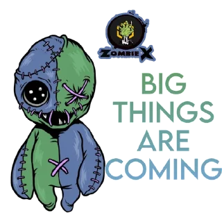 🟢 emoji ZOMBIE X Telegram sticker 7 of 20