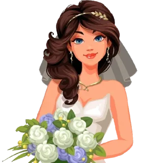 👰 emoji @loveoops_art prettygirl 34💕ᥫ᭡‎‌‌‎‌‌yasᥫ᭡‎‌‌‎‌‌ Telegram sticker 19 of 120