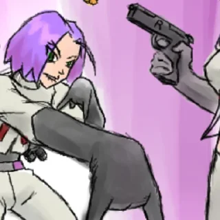 🔫 emoji Team rocket trios 2.0 Telegram sticker 11 of 58
