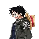 😈 emoji Luffy Sticker(TokyoFX) Telegram sticker 7 of 63