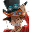 😁 emoji Luffy Sticker(TokyoFX) Telegram sticker 12 of 63
