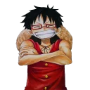 😁 emoji Luffy Sticker(TokyoFX) Telegram sticker 6 of 63