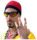 😎 emoji Borat, General Aladeen, Brüno etc. Telegram sticker 15 of 20