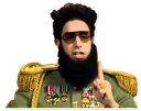 ☝ emoji Borat, General Aladeen, Brüno etc. Telegram sticker 8 of 20