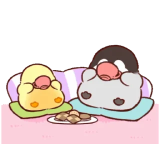 ☕ emoji Soft & Cute Chick @MochaStickers Telegram sticker 17 of 33