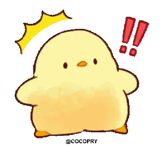 😟 emoji Soft & Cute Chick @MochaStickers Telegram sticker 11 of 33