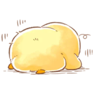 😫 emoji Soft and Cute Chick (Spring) Telegram sticker 21 of 40