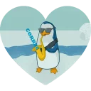 🐧 emoji Colored hearts Telegram sticker 20 of 72