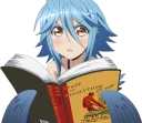📕 emoji Anime girls holding leftist books Telegram sticker 17 of 21