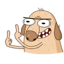 🖕 emoji Diggy animated All Telegram sticker 13 of 50