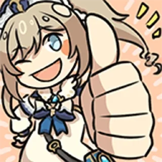 😉 emoji Hoyo Genshin Impact Telegram sticker 5 of 120