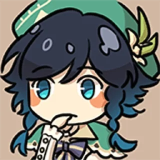 😶 emoji Hoyo Genshin Impact Telegram sticker 23 of 120