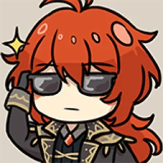 😎 emoji Hoyo Genshin Impact Telegram sticker 6 of 120
