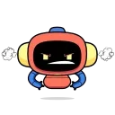 😠 emoji Clyde Bot Telegram sticker 17 of 30