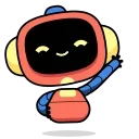 👋 emoji Clyde Bot Telegram sticker 20 of 30