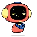 😏 emoji Clyde Bot Telegram sticker 13 of 30
