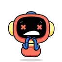 😵 emoji Clyde Bot | @discord_stickers Telegram sticker 22 of 30
