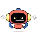 😤 emoji Clyde Bot | @discord_stickers Telegram sticker 2 of 30