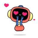 🥰 emoji Clyde Bot | @discord_stickers Telegram sticker 12 of 30