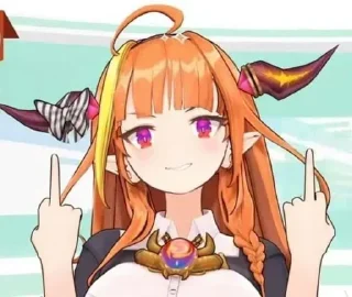 Sticker from Fuck you | @Onishiki @Nishi_Stickers