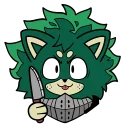 🔪 emoji (@Tengen) My Hero Academia 3 Telegram sticker 21 of 120