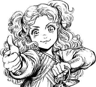 👍 emoji 👍 | @Onishiki @Nishi_Stickers Telegram sticker 16 of 55