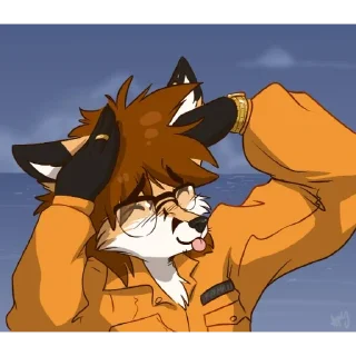 Sticker from Clutch The Fox