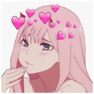 Sticker from Zero two